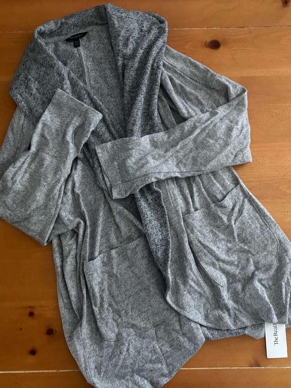 Banana Republic Women’s Cardigan Sweater, Heather Gray, M/L